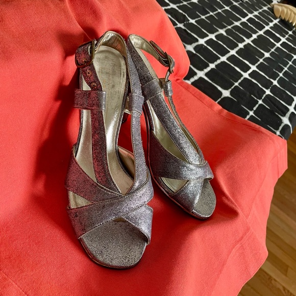 Marc Jacobs Shoes - Marc Jacobs Glittering Silver Heels